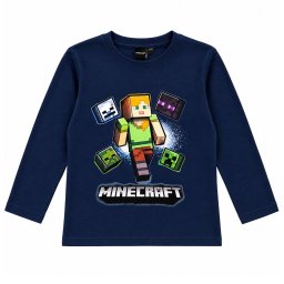 Minecraft Alex Adventure Blue gyerek hosszú ujjú póló, felső 9 év / 134 cm