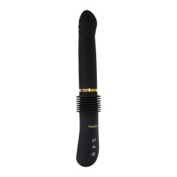 Magnum Opus Vibrátor Lökő funkció USB-töltés 8 cm fekete arany