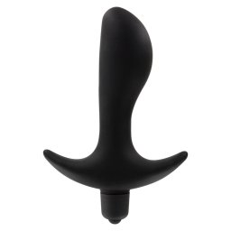 Toyjoy Anál plug Rezgő, vízálló 12 cm fekete szilikon