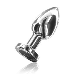 Toyjoy Anál plug Rezgő, 10 mód, USB töltés 8,5 cm ezüst