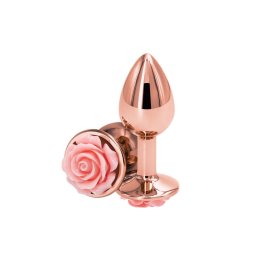 Rose Anál plug Könnyű kivitel Rózsaszín kicsi