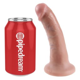 King Cock élethű dildó - bőrszínű, 15,2cm