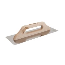 Simító Kubala WOOD LINE 5407, rozsdamentes acél, sima, fa nyél, lemez 0,7mm, 130x480mm