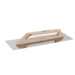 Simító WOOD LINE 5413, rozsdamentes acél, sima, fa nyél, 130x680mm
