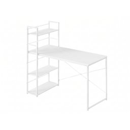 Íróasztal MAX 4.0 polcokkal 120x44 cm, fehér
