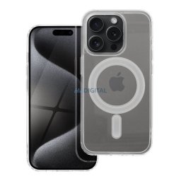 Case for iPhone 15 PRO Clear Mag Cover (STR) compatible with MagSafe transparent