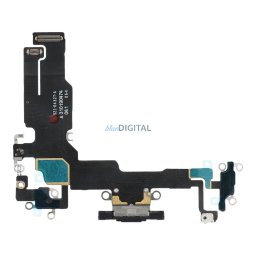 Charging flex USB for IPHONE 15 black OEM