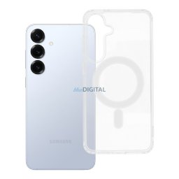 Case for Samsung S25 PLUS Clear Mag Cover (MID) compatible with MagSafe transparent