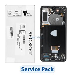 ServicePack LCD Display SAMSUNG S21 Plus G996B GH82-27268A Black