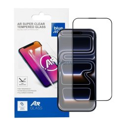 Tempered glass for iPhone 17 PRO MAX Blue Star 5D AR black