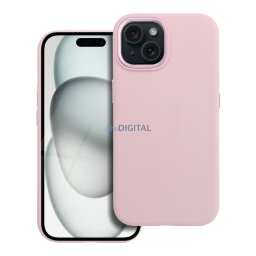 Case for iPhone 15 Forcell F-Protect Frame Premium compatible with Magsafe pink