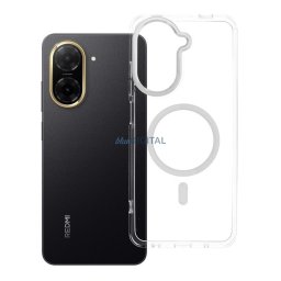Case for Xiaomi Redmi A5 Frame Clear Hybrid Mag Cover compatible with MagSafe transparent