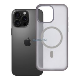 Case for iPhone 16 PRO MAX Flexline Mag Cover compatible with MagSafe gray