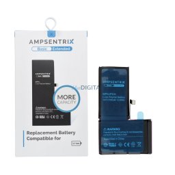 AmpSentrix Basic battery for iPhone X (high capacity 3150 mAh)