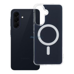 Case for Samsung A57 Clear Fusion Mag Cover compatible with MagSafe navy blue