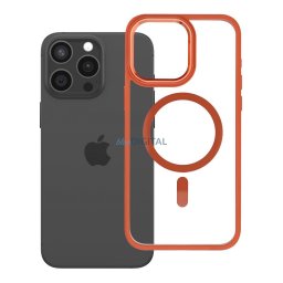 ROAR case MAG BUMPER compatible with MagSafe for IPHONE 15 Pro Max orange