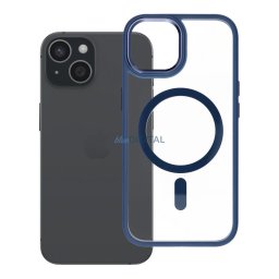 ROAR case MAG BUMPER compatible with MagSafe for IPHONE 15 navy blue