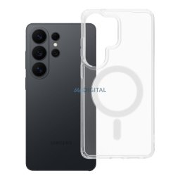 Case for Samsung S26 ULTRA Clear Mag Cover (STR) compatible with MagSafe transparent