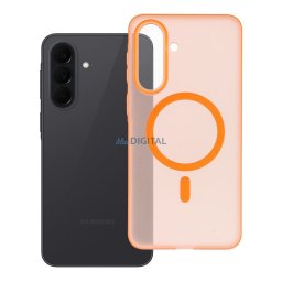 Case for Samsung A37 Go Orange compatible with MagSafe orange