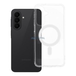 Case for Samsung A27 Clear Mag Cover (MID) compatible with MagSafe transparent