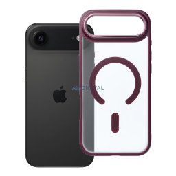 Case for iPhone 17 AIR Matte Mag Cover compatible with MagSafe red