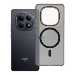 Case for Xiaomi Redmi Note 15 4G Go Orange compatible with MagSafe black