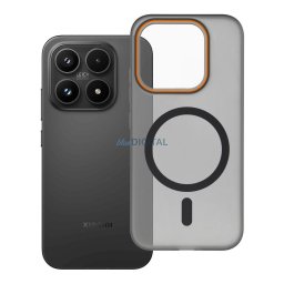 Case for Xiaomi 17 Go Orange compatible with MagSafe black