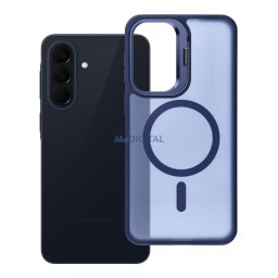Case for Samsung A57 Forcell F-Protect Shadow Stand Premium compatible with MagSafe navy blue