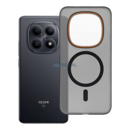 Case for Xiaomi Redmi Note 15 PRO 5G Go Orange compatible with MagSafe black