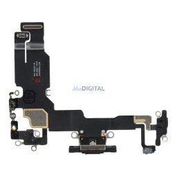 Charging flex USB for IPHONE 15 black (pulled)