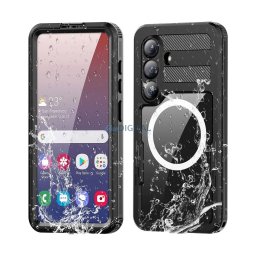 Case for Samsung S26 PLUS Waterproof Shellbox MARS with metal ring black