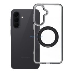 Case for Samsung A37 Frame Circle Stand compatible with MagSafe black