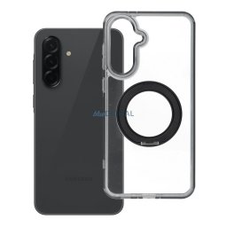 Case for Samsung A36 Frame Circle Stand compatible with MagSafe black