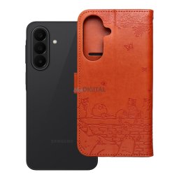 Flip case for Samsung A27 Mezzo Book cats brown