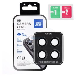 Tempered Glass Camera Lens Protector for Xiaomi Redmi NOTE 15 4G Blue Star Easy Install black