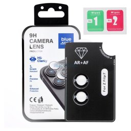 Tempered Glass Camera Lens Protector for Samsung FLIP 7 Blue Star Easy Install black