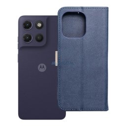 Flip case for Motorola G17 Split Book navy and cream