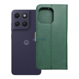 Flip case for Motorola G17 Split Book green and gold