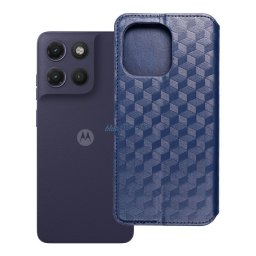 Flip case for Motorola G17 Cubic Book blue