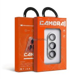 Tempered Glass Camera Lens for Samsung S26 AR+AF Full Metal silver