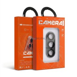 Tempered Glass Camera Lens for Samsung S26 AR+AF Full Metal black