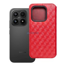 Flip case for Xiaomi 17 Cubic Book red