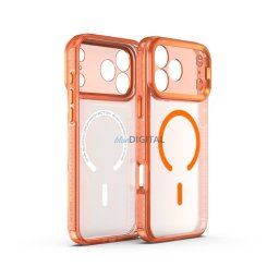 X-ONE Dropguard 2S compatible with MagSafe for iPhone 17 Pro Max orange frost matte