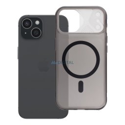 Case for iPhone 15 Aurora compatible with MagSafe black