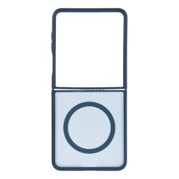 Case for Samsung Z Flip 8 4sF-S Acrylic compatible with MagSafe dark blue