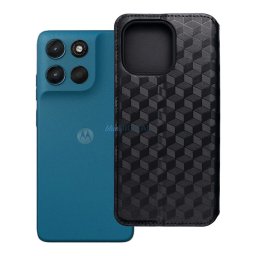 Flip case for Motorola G57 POWER Cubic Book black