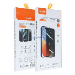 6D Pro Veason Privacy Glass - for Iphone 18 Pro Max black