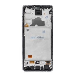 REWA lcd display for SAMSUNG A72 4G OLED black with frame