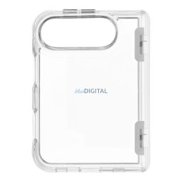 Case for iPhone Duo Forcell F-Protect 4sD-i Clear 2.5 mm Premium Hinge transparent