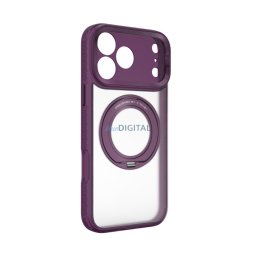 X-ONE Dropguard 2S (stand edition) compatible with MagSafe for iPhone 18 Pro / 17 Pro dark cherry
